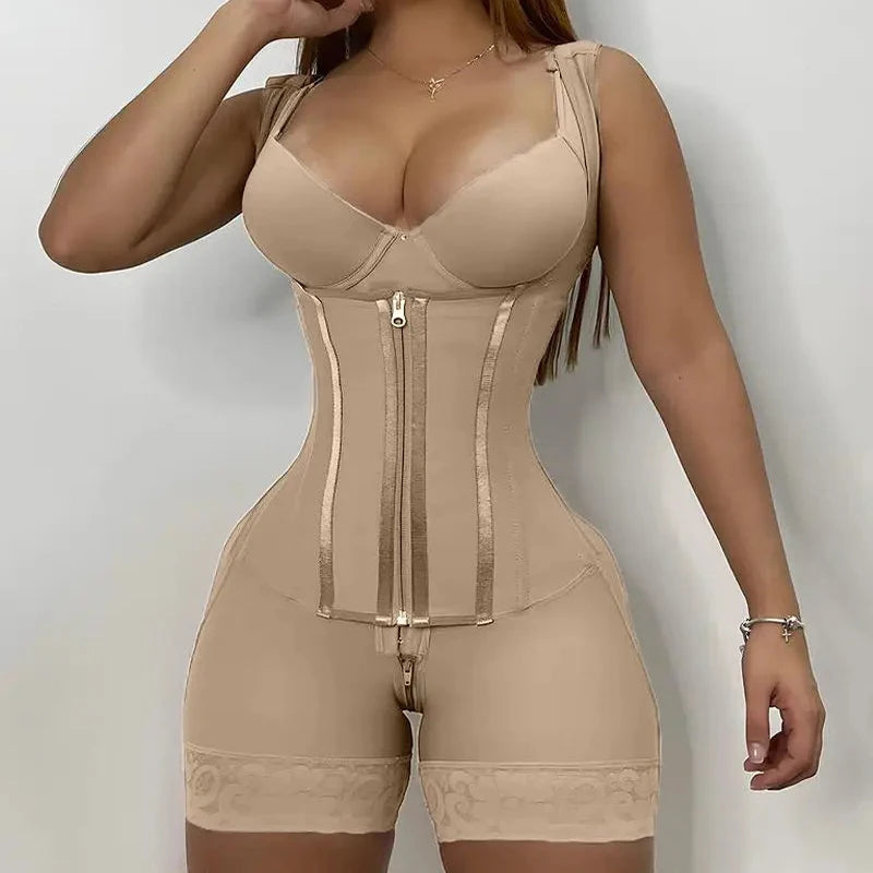 Women High Compression Girdle Shaper Postpartum Belly flat Sheath Waist Trainer Colombia Abdomen Control Shapewear