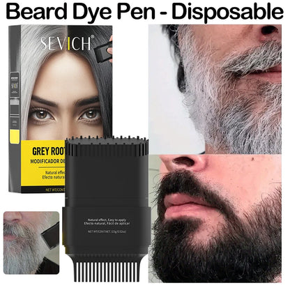 Hair Color Stick For Men & Women Quickly Covers Gray White Hair Concealer Waterproof Hairline Instant Covering Hair Dye Stick