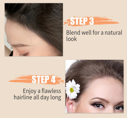 SEVICH Hairline Shadow Powder With Brush Water Sweat Resistant Hair Loss Concealer Bald Spot Concealing Hair Powder Women Men
