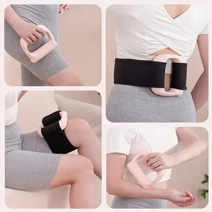 Portable Percussion Fascia Ring USB Charging Massage Belt Vibrating Neck Membrane Massage Relaxation Shoulder Massage