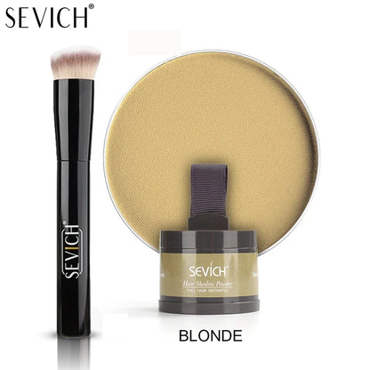 SEVICH Hairline Shadow Powder With Brush Water Sweat Resistant Hair Loss Concealer Bald Spot Concealing Hair Powder Women Men