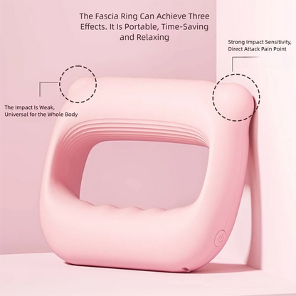 Portable Percussion Fascia Ring USB Charging Massage Belt Vibrating Neck Membrane Massage Relaxation Shoulder Massage