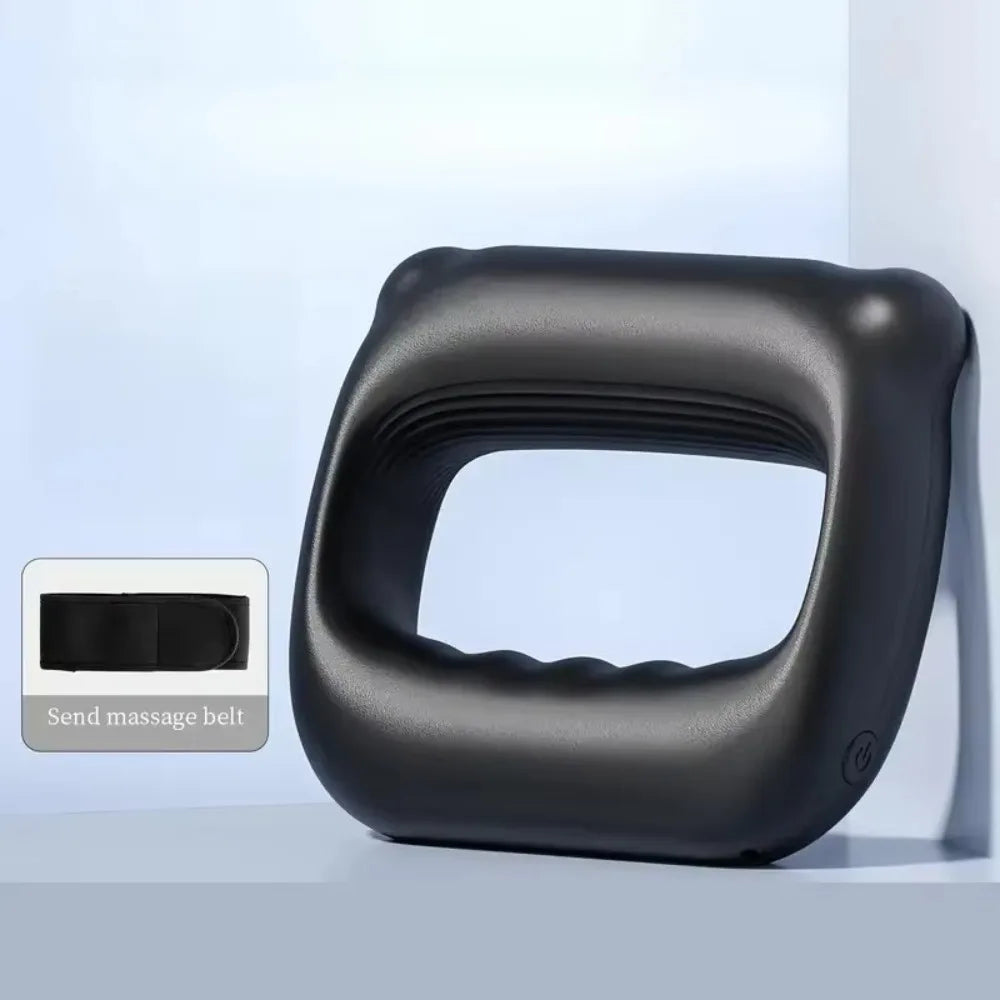 Portable Percussion Fascia Ring USB Charging Massage Belt Vibrating Neck Membrane Massage Relaxation Shoulder Massage
