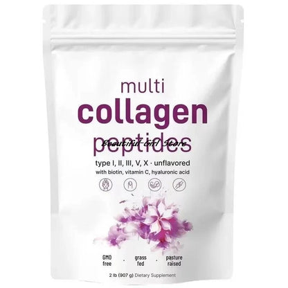 New 453G Multi Collagen Peptide Powder Tightens Skin Antiwrinkle Firmness Elasticity Moisturizes Skin Gifts