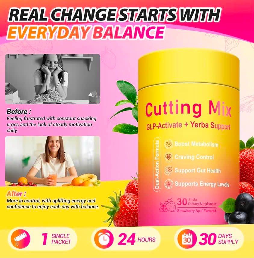 Cutting Drink Mix: Strawberry Açaí