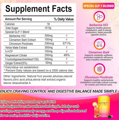 Cutting Drink Mix: Strawberry Açaí